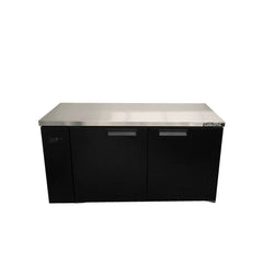Williams Boronia - 2 door Black Remote Back Bar Counter Display Refrigerator