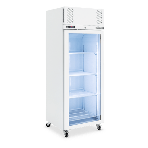 Williams Pearl - One Door White Upright Display Freezer