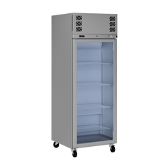 Williams Pearl - One Door Stainless Steel Upright Display Refrigerator
