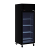 Williams Pearl - One Door Black Upright Display Refrigerator