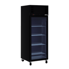 Williams Pearl One Door Black Colorbond Upright Display Refrigerator