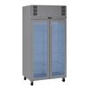 Williams Pearl - Slim 2 door Stainless Steel Upright Display Refrigerator