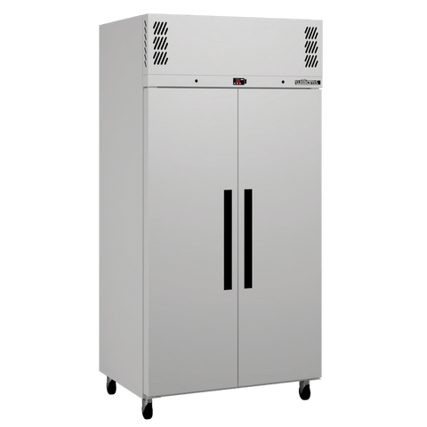 Williams Pearl - Slim 2 door White Upright Storage Freezer