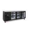 Williams Cameo Mini - 3 door Black Under Counter Display Refrigerator