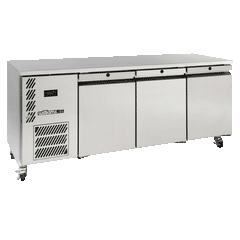 Williams Opal - Threee Door Stainless Steel Under Counter Refrigerator