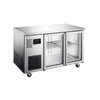Williams Topaz Under Counter - 2 Door Stainless Under Counter Glass Door Refrigerator