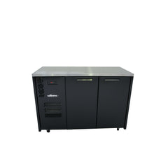 Williams Cameo - 2 door Black Under Counter Display Refrigerator