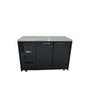 Williams Cameo - 2 door Black Under Counter Display Refrigerator
