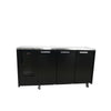 Williams Cameo - 3 door Black Under Counter Display Refrigerator