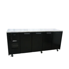 Williams Cameo - 4 door Black Under Counter Display Refrigerator