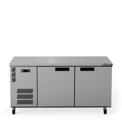 Williams Boronia - 2 door Stainless Steel Under Counter Display Refrigerator