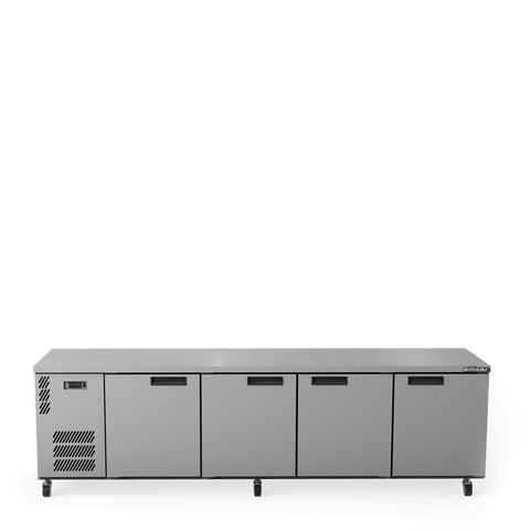 Williams Boronia - 4 door Stainless Steel Under Counter Display Refrigerator