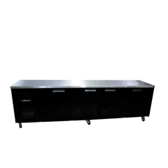 Williams Boronia - 4 door Black Under Counter Display Refrigerator