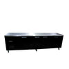 Williams Boronia - 4 door Black Under Counter Display Refrigerator