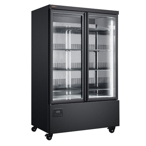 Williams Topaz Upright - 2 Door Upright Display Refrigerator