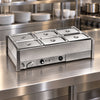 Roband Hot Bain Marie 6 x 1/2 Size Pans Double Row BM23A