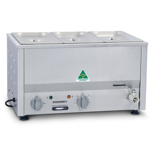 Roband Bain Marie with 3xZ13150 & Lids BM2C product image 1