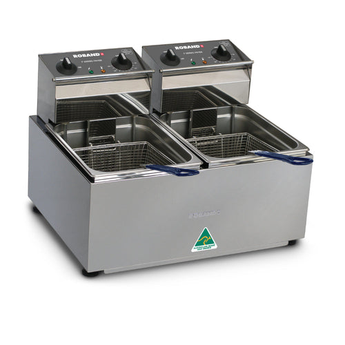 Roband F28 F Series double pan commercial fryer