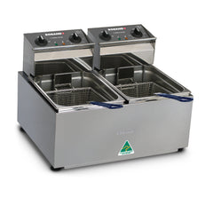 Roband F28 F Series double pan commercial fryer