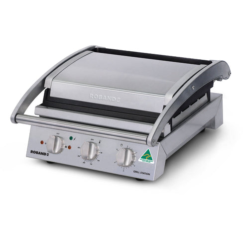 Roband GSA610ST smooth non-stick Grill Station closed