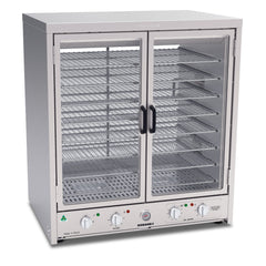 Roband H200R Heat 'n' Hold sliding-glass food display