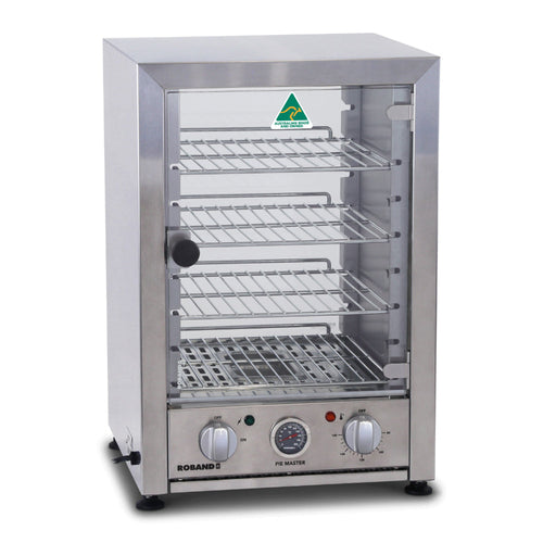 Roband PM25L 25-pie warmer with straight racks and internal light