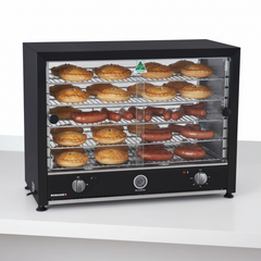 Roband Black Pie Warmer 100 Pies w Light PMB100L