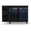 SKOPE BB.2.GSL BackBar 2 Glass Sliding Door Fridge 410L