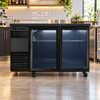 SKOPE BB.2.GSL BackBar 2 Glass Sliding Door Fridge 410L