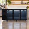 SKOPE BB.3.GSL BackBar 3 Glass Sliding Door Fridge 635L