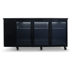 SKOPE BB.3.GSW BackBar 3 Glass Swing Door Fridge 635L
