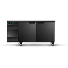 SKOPE CL.2.SSW BackBar 2 Solid Swing Door CounterLine Fridge 345L
