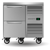 SKOPE PG11.UBR.1.D2.RH ProSpec 2 Drawer, 1 Bay, Underbench GN 1/1 Right Hand Fridge 126L