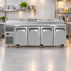 SKOPE RF8.PPZ.4.SD ReFlex 4 Solid Door GN Compatible Hinge Lid Pizza Preparation Fridge 711L