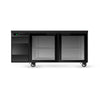SKOPE SL.2.GSW BackBar 2 Glass Swing Door SlimLine Fridge 290L