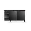 SKOPE SL.2.SSW BackBar 2 Solid Swing Door SlimLine Fridge 290L