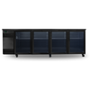 SKOPE SL.4.GSW BackBar 4 Glass Swing Door SlimLine Fridge 606L