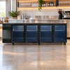 SKOPE SL.4.GSW BackBar 4 Glass Swing Door SlimLine Fridge 606L