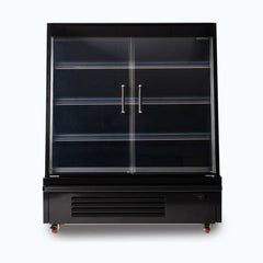 Bromic SVM1250HD-NR Semi Vertical 2 Hinged Door Multideck Display Fridge - 1250mm front view