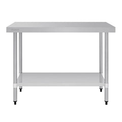 Vogue Stainless Steel Prep Table 1200mm