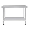 Vogue Stainless Steel Prep Table 1200mm