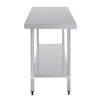 Vogue Stainless Steel Prep Table 1800mm