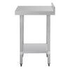 Vogue Stainless Steel Prep Table w Splashback 600mm