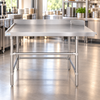 Vogue 1200mm Dishwasher Outlet Stainless Table L