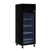 Williams Pearl One Door Black Colorbond Upright Display Refrigerator