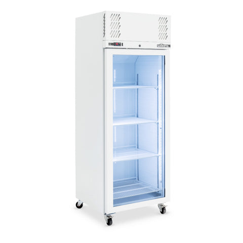 Williams Pearl - One Door White Upright Display Freezer