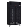 Williams Pearl - Slim 2 door Black Upright Display Refrigerator