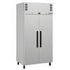 Williams Pearl - Slim 2 door White Upright Storage Refrigerator