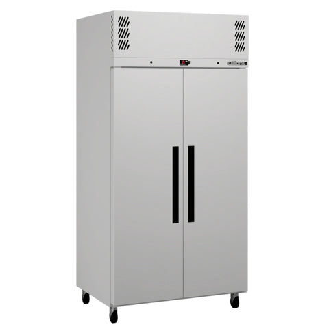 Williams Pearl - Slim 2 door White Upright Storage Freezer