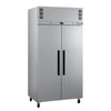 Williams Pearl - Slim 2 door Stainless Steel Upright Storage Refrigerator